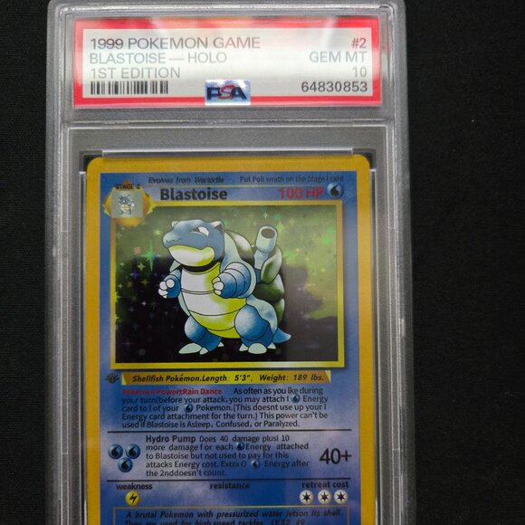 blastoise holographic card Amazon.com: Pokemon - M/Mega-Blastoise-EX (22/108) - XY Evolutions main image 0